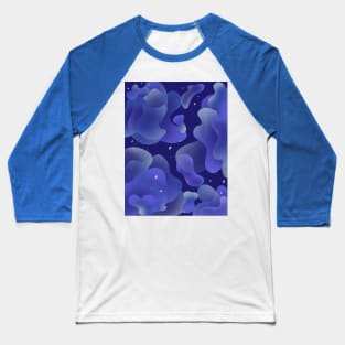 Underwater Bubble Design Baseball T-Shirt